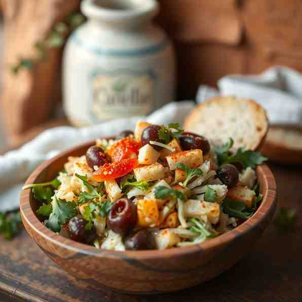 Esqueixada de Bacallà - Easy Spanish Salt Cod Salad Recipe